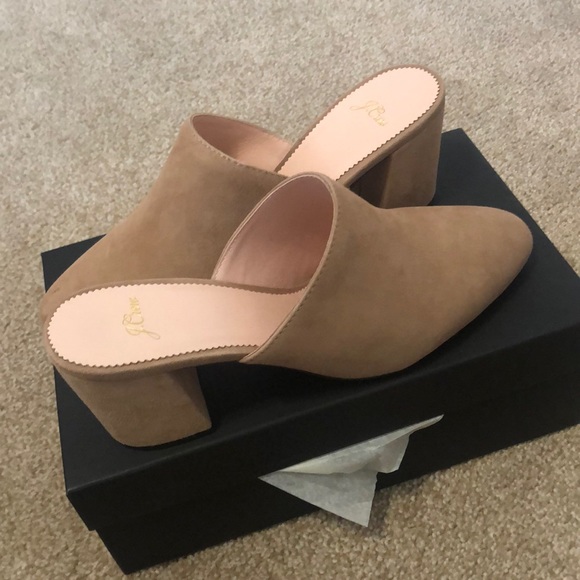 J. Crew Shoes - J crew tan suede Sophie pump mule